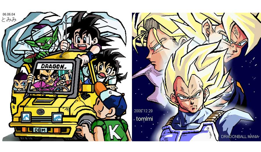 お絵かき掲示板で頻繁に描いていた時期も。。。