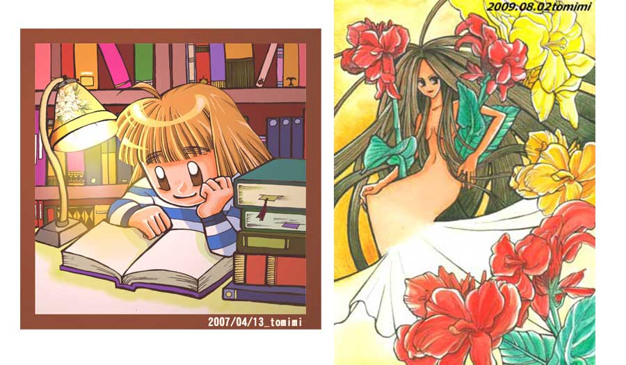 オリジナルなイラストもたまに☆