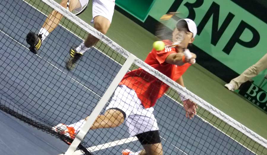 韓国：南智惺選手の見事なボレー！