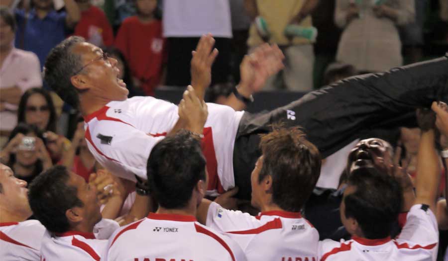 監督胴上げ！わっしょいわっしょい！！